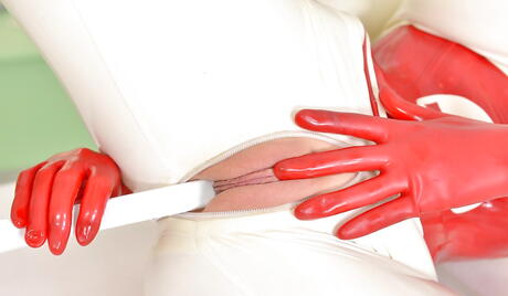 Stunning british milf Latex Lucy in uniform loves painful bdsm sex 